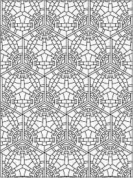 Welcome To Dover Publications Pattern Coloring Pages Geometric Coloring Pages Tessellation Patterns