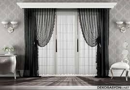 Her evin modeli kendine özeldir. Kruvaze Salon Tul Perde Ev Dekorasyonu