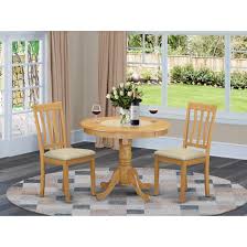 They demonstrate that your family is close because you eat together. Oak Small Kitchen Table Plus 2 Chairs 3 Piece Dining Set Overstock 10201200