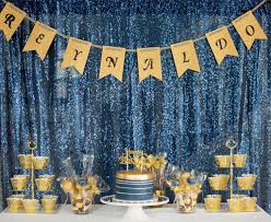 Reynaldo Gold And Royal Blue Diy Banner Royal Blue And Gold Party Decor Pa Gold Party Decorations Diy Black And Gold Party Decorations Gold Party Decorations