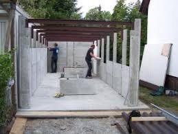 Eine gemauerte garage lässt sich völlig individuell planen und realisieren. Fertiggaragen Aufbau