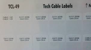 Cable Labels Tcl 49 49 Labels Per Sheet Printable Labels Templates Cable