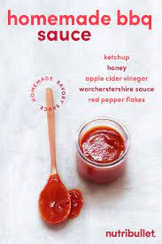 Homemade Bbq Sauce Recipe Nutribullet Recipe Bbq Sauce Homemade Homemade Bbq Sauce Recipe Nutribullet Smoothie Recipes