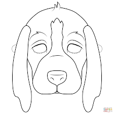 Supercoloring.com is a super fun for all ages: Coloring Pages Coloring Dog Mask