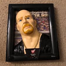 Vintage WWF 1998 Stone Cold Steve Austin Wall Talkers 3D Talking Picture  for Sale in San Antonio, TX