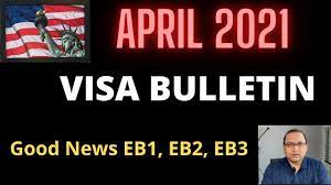 Eb3 will not reach 2016 in 2022. April 2021 Visa Bulletin Eb1 Current Good News Eb2 Eb3 Youtube