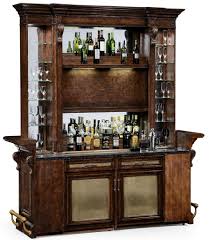 Home bar equipment like expandable and folding bar cabinets, bar stools, bar tables, wine racks, from top manufacturers at prices that fit your budget. Home Bar Oak Wood Granite Top With Brass Rail And Canopy