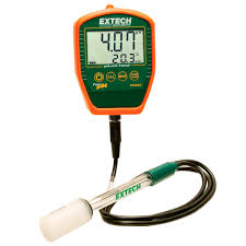 Extech PH220-C Waterproof Palm pH Meter with Cabled ...