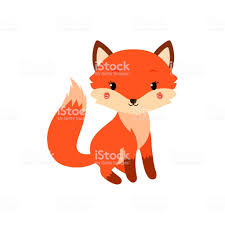 Cute Cartoon Fox In Modern Simple Flat Style Vector Illustration Cute Cartoon Vector Illustration Cartoon