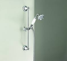 Our shower rail sliders is in stock and available for next day nationwide delivery. Edwards Co Slider Rail With Hand Shower And Hose Old Fashioned Bathrooms
