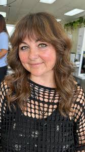 Love, giving dimension to my brunettes! Ribbons help the hair look fuller  and the Carmel toner make the eyes look stunning!