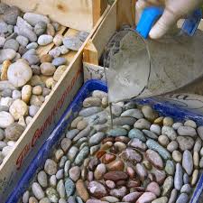 Mosaikplatten Aus Beton Selber Machen Selber Machen Garten Mosaik Kieselmosaik