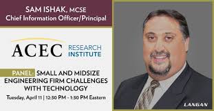 I'm honored to be joining a panel of experts in American Council of  Engineering Companies (ACEC) Research Institute's virtual panel today, to  discuss common challenges in developing a strategic…