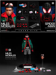 While struggling in his new identity to defend justice, miles learns to unlock the hero inside himself with the help of his new friends. 1 6 Spider Man Miles Morales From Into The Spider Verse Hottoys
