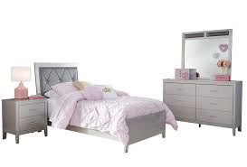 Check spelling or type a new query. Ashley Olivet 4pc Bedroom Set Twin Panel Bed One Nightstand Dresser Mirror In Silver Read More Bedroom Set Bedroom Night Stands Ashley Bedroom Furniture Sets