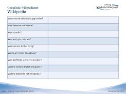 Hat sich jemand während ihrer abwesenheit an ihrem pc zu schaffen gemacht? Wikipedia Googelnde Wikipedianer Wann Wurde Wikipedia Gegrundet Ppt Herunterladen