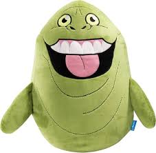 The ghost's relationship to the team was that of a pet, a mascot, a test subject, and later a full member of the team. Kidrobot Ghostbusters Hugme Slimer 16 Inch Plush Figure Walmart Com Walmart Com