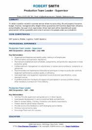 Chromebooklearning management systemsgoogle apps for educationvideo productionwebblog design. Production Team Leader Resume Samples Qwikresume