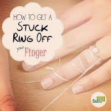 Want To Know How To Remove A Stuck Ring Off A Swollen Finger Read On And Discover How Easy The Procedur Ring Stuck On Finger Blue Rings Adjustable Ring Silver