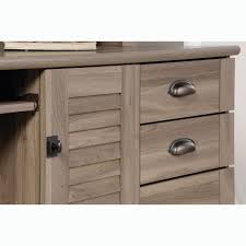 Product contains 90% total recycled content, including 15% postconsumer content. Salt Oak Hutch Desk Louvre All In One Office Storage Shelves Filing Drawers Saxen Office Furniture