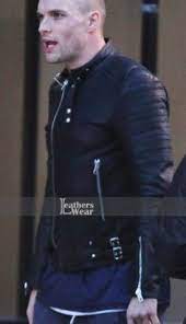 Deadpool Ajax Ed Skrein Leather Jacket Black Leather Jacket Jackets Black Leather