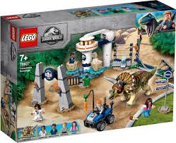 Konstruktionsspielsteine Triceratops Randale 75937 Jurassic World 447 St Dinosaurier Spielzeug Lego Dinosaurier Und Lego
