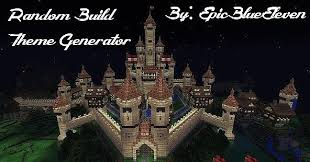 Allows for variable width, height, . Random Build Theme Generator 2 Years Old Minecraft Map