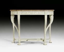 Painted Console Aux Volutes Louis Xvi Probably G Jacob Georges Jacob Maitre 1765 Paris Ca 1785 W Antique Console Table Beautiful Furniture Louis Xvi
