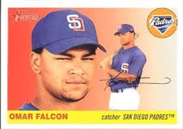 Amazon.com: 2004 Topps Heritage #421 Omar Falcon Padres MLB Baseball Card  (RC