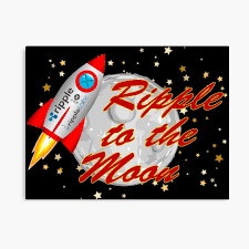 Donation to xrp_moonshot usd 0. Ripple Xrp Rocket To The Moon Moonshot Illustration Poster By Commit Tee Redbubble