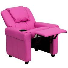 Riverstone Furniture Collection Hot Vinyl Kid S Recliner Hot Pink Kids Recliners Recliner Chair Kids Recliner Chair