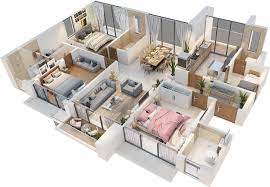 I saw an opportunity and took my cue to present a solution. meeker's solution started with two requirements: 3 Bhk 4bhk Floor Plans Bluegrass Residences 3d House Plans Home Design Floor Plans House Floor Design