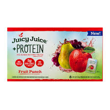If you receive a product from giant, and the nutritional information on the product label does not match the information on our site, please contact giant . Save On Juicy Juice Protein Juice Pouches Fruit Punch 8 Pk Order Online Delivery Giant