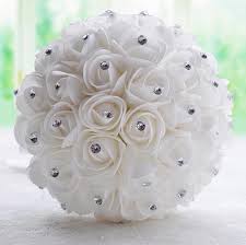 If you're looking for something more pared back, choose modern foliage like eucalyptus. 2016 Wedding Bouquet Beautiful White Ivory Bridal Flower Wedding Bouquet Artificial Flower Rose Bouquet Crystal Bridal Bouquets Wedding Bouquet Artificial Crystal Bridal Bouquetbridal Bouquet Aliexpress