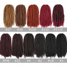 Marley Hair Color Chart Braidshair Braids Hair Crochet