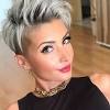 Among the pixie short hair cuts, gray hair has become quite popular lately. 1
