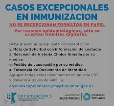 It was first identified in december 2019 in wuhan,. Vacunacion Para Casos Excepcionales Ministerio De Salud Publica De Tucuman