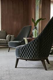 Leslie Armchair With Wooden Bases And Cosy Padded Cushioning Quilted Diamond Furniture Design Chair Luxury Furniture Design Armchair Design