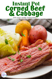 · stir in the tomatoes, beef broth, white vinegar, tomato paste, pepper, and worcestershire sauce. Instant Pot Corned Beef Cabbage No Plate Like Home