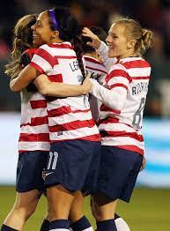 Look Alex Morgan Hat Trick Lifts U S Soccer Us Women S National Soccer Team Women S Soccer Team Soccer Players