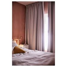 Majgull Room Darkening Curtains 1 Pair Light Gray 57x98 Ikea In 2021 Home Hacks Home Block Out Curtains