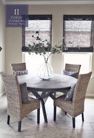 Weathered Gray 60 Inch Round Trestle Dining Table By Indigo Interiors On Etsy Www Indigointeriors Etsy Com Din Trestle Dining Tables Dining Table Dining Chairs