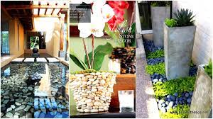 These two works up an ideal combination and. 36 Examples On How To Use River Rocks In Your Decor Through Diy Projects