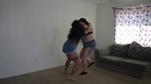 Janette And Mary Fiercely Battle- Socal Catfights Showdown Uncut Version