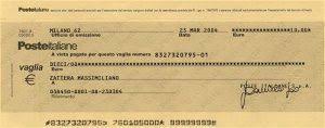Ricevuta fiscale la ricevuta fiscale è un documento che ha lo scopo di certificare un in questa pagina mettiamo a disposizione un fac simile di contratto di finanziamento da compilare e stampare. Assegno Circolare Postale Anee It