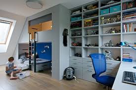 Boys Bedroom With Sleeping Loft And Plenty Of Storage Space Idesignarch Interior Design Architecture Interior Decorating Emagazine