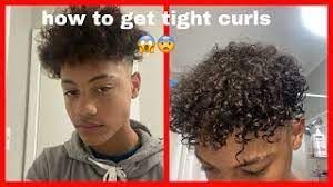 How To Get Loose Curls To Tight Curls - Youtube