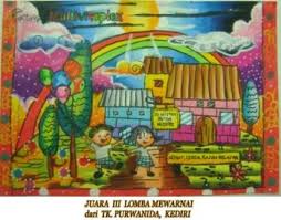 Gambar untuk mewarnai anak tk gambar mewarnai. Contoh Gambar Cara Menggambar Dan Mewarnai Yang Benar Kataucap