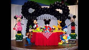 Jen made accordion decorations and a flag banner the said hot diggity dog. Best Mickey Mouse Clubhouse Birthday Party Decoration Youtube