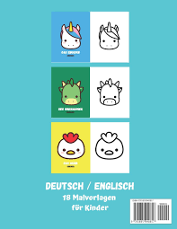 Kostenlos herunterladen und ausdrucken ausmalbilder von 🦄 kawaii einhörner. Kawaii Malbuch Tiere Malbuch Fur Kinder Von 2 Bis 5 Jahren Geschenk Fur Weihnachten Geburtstagsgeschenk 18 Farbabbildungen Von Tieren Und 18 Malvorlagen Deutsch Englisch German Edition Bookidos 9781695940857 Amazon Com Books